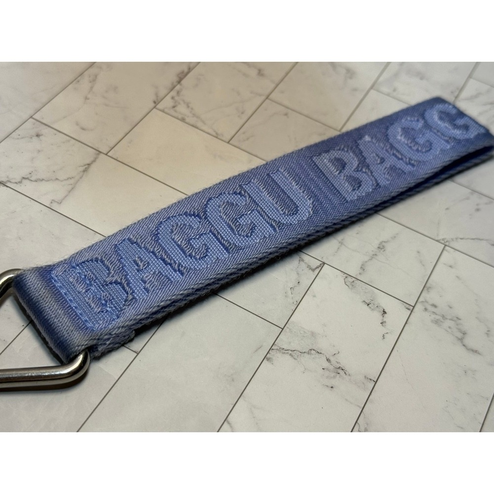 Baggu Logo Keychain — Periwinkle